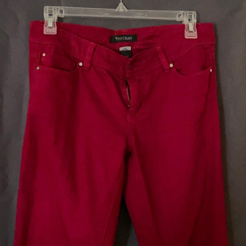 White House Black Market. Red jeans. Size: 00